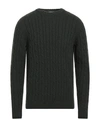 Rossopuro Man Sweater Dark Green Size 5 Wool, Viscose, Nylon, Cashmere