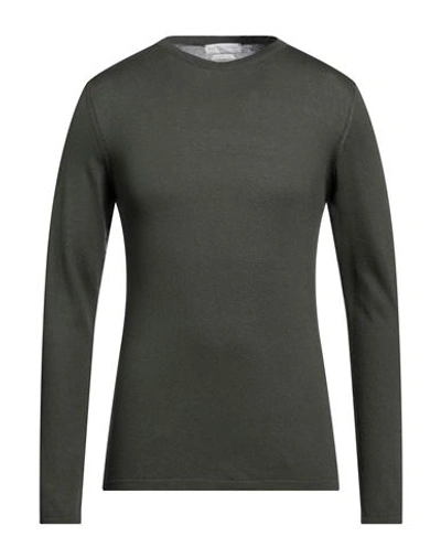 Daniele Fiesoli Man Sweater Military Green Size M Silk In Green