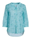 Camicettasnob Woman Shirt Sky Blue Size 10 Cotton