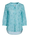 Camicettasnob Woman Shirt Sky Blue Size 10 Cotton In Blue