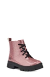 Ugg Kids' Girls Black Glitter Boots In Glitter Pink
