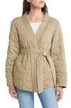 RAILS MONTEREY ONION QUILTED WRAP JACKET