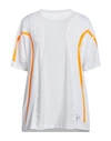 Adidas By Stella Mccartney Woman T-shirt White Size S Recycled Polyester, Elastane In White