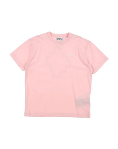 Marcelo Burlon County Of Milan Babies' Marcelo Burlon Toddler Girl T-shirt Pink Size 6 Cotton
