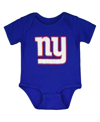 OUTERSTUFF NEWBORN AND INFANT BOYS AND GIRLS ROYAL NEW YORK GIANTS TEAM LOGO BODYSUIT