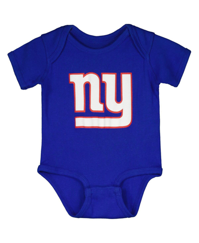 Outerstuff Babies' Newborn And Infant Boys And Girls Royal New York Giants Team Logo Bodysuit