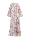 Blumarine Woman Maxi Dress Pastel Pink Size 4 Cotton