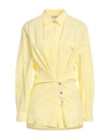 Kenzo Woman Shirt Yellow Size 10 Cotton