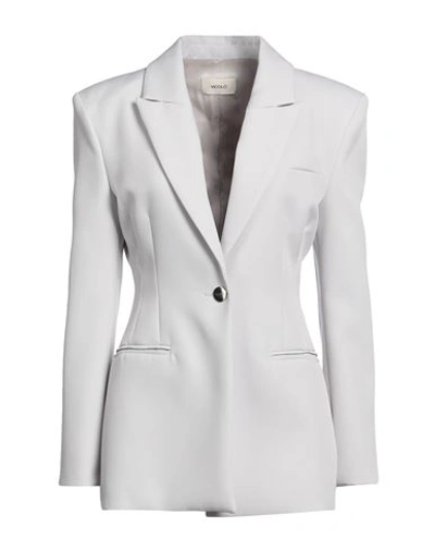 Vicolo Woman Blazer Lilac Size Xs Polyester, Elastane In Purple