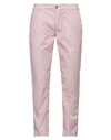 TELERIA ZED TELERIA ZED MAN PANTS PASTEL PINK SIZE 34 COTTON, POLYESTER, ELASTANE