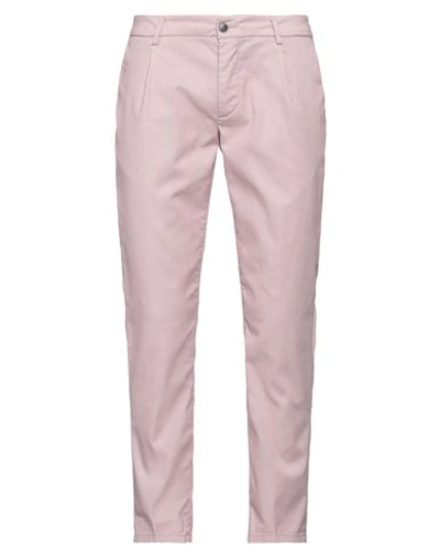 Teleria Zed Man Pants Pastel Pink Size 34 Cotton, Polyester, Elastane