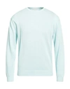Daniele Fiesoli Man Sweater Sky Blue Size Xl Cotton