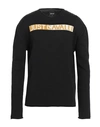 Just Cavalli Man Sweater Black Size M Wool, Acrylic, Polyamide