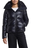 Save The Duck Moma Padded Short Jacket In Black