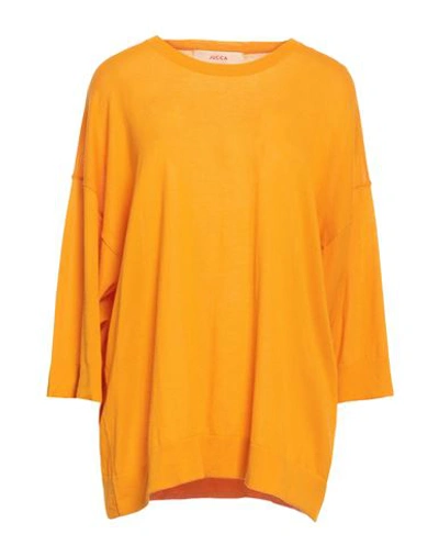 Jucca Woman Sweater Orange Size M Cotton