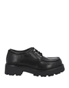 Vagabond Shoemakers Woman Lace-up Shoes Black Size 9.5 Soft Leather In Black