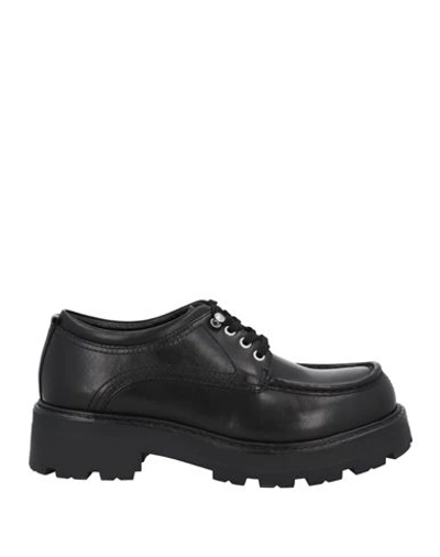 Vagabond Shoemakers Woman Lace-up Shoes Black Size 9.5 Soft Leather