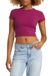 BP. COMPACT RIB CROP BABY TEE