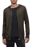 ALLSAINTS MODE SLIM FIT MERINO WOOL ZIP HOODIE