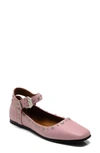 Free People Mystic Mary Jane Flats In Pink Lemonade