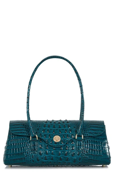 Brahmin Dayan Pomegranate Melbourne Satchel In Juniper Melbourne