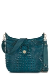 Brahmin Leia Pomegranate Melbourne Crossbody In Juniper Melbourne