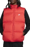 Nike Men's  Sportswear Club Primaloftâ® Water-repellent Puffer Vest In Red