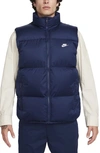 Nike Men's  Sportswear Club Primaloftâ® Water-repellent Puffer Vest In Blue