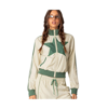 Edikted Women's Superstar Nylon Track Jacket In Off-white-and-olive