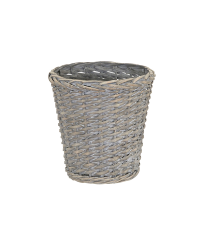 Household Essentials Small Willow Trash Can In Gray
