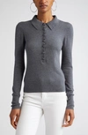 L AGENCE STERLING COLLAR SWEATER