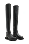 Allsaints Leona Over The Knee Boot In Black