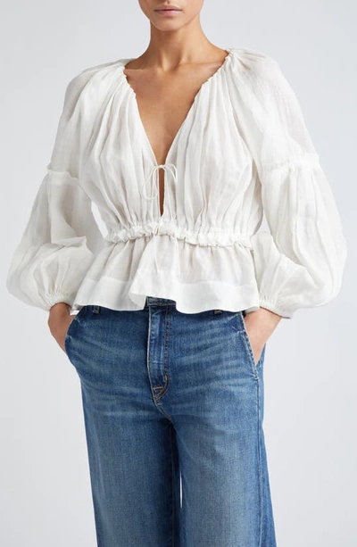 A.l.c Leighton Top In White