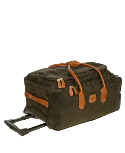 Bric's Milano Life 21" Rolling Duffle In Olive