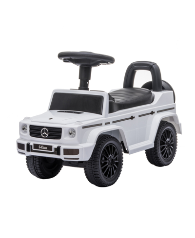 Best Ride On Cars Mercedes G-wagon Push Car In White