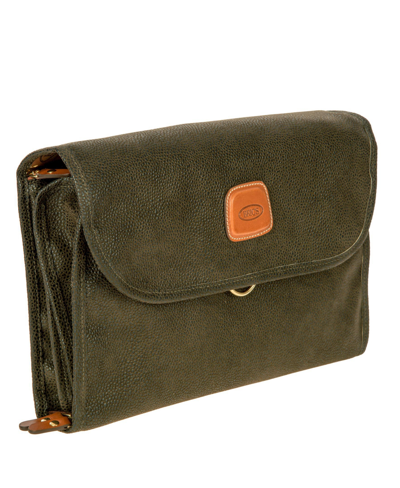 Bric's Milano Life Tri-fold Traveler In Olive