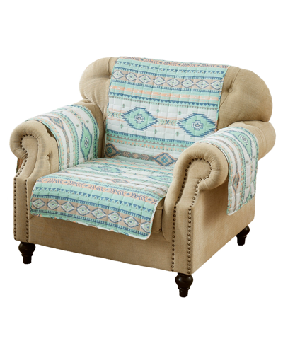 Greenland Home Fashions Barefoot Bungalow Phoenix Furniture Protector, Arm Chair In Turquoise