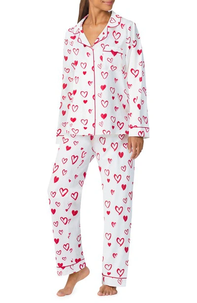 Bedhead Pajamas All My Love Organic Cotton Pajama Set In Love Is In The Air