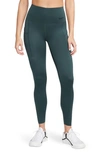 Nike Women's Go Firm-support High-waisted 7/8 Leggings With Pockets In Green