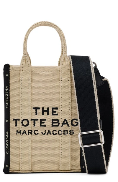 Marc Jacobs The Jacquard Phone Tote Bag In Warm Sand