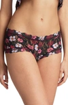 Hanky Panky Printed Signature Lace Boyshorts In Am I Dreaming(flo