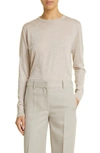 The Row Gouli Cashmere And Silk Sweater In Sand