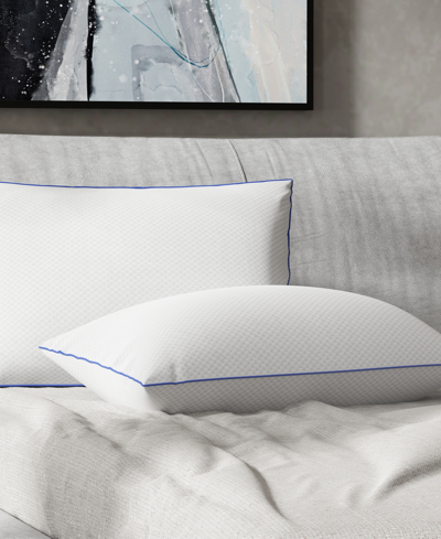 Vibe Cooling Gel-infused Shredded Memory Foam Pillow, 2 Pack, Jumbo In White