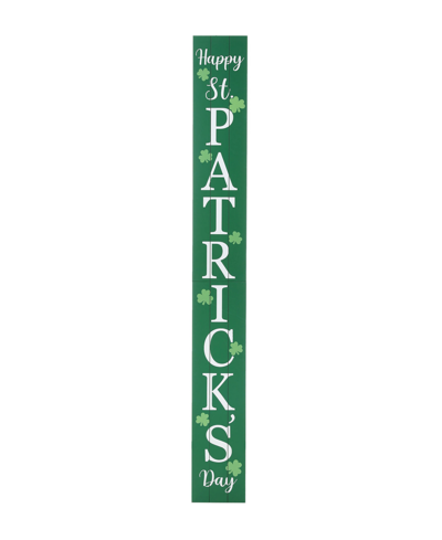 Glitzhome 60" Wooden St. Patrick's Porch Sign In Green