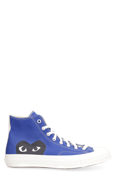 Comme Des Garçons Play Chuck 70 High-top Sneakers In Blue