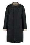 Maison Margiela Women's Reversible Trench-coat In Black