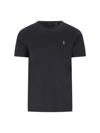 Polo Ralph Lauren Custom Slim-fit In Pima Cotton T-shirt In Black