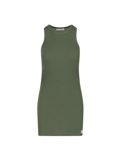 Attico Long Tank Top In Green