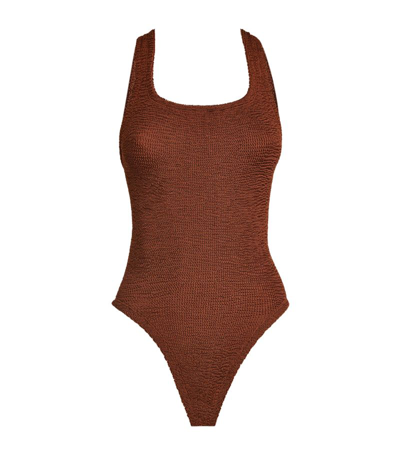 Hunza G Maya Swimsuit In Brown