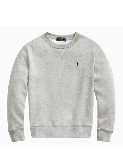 Polo Ralph Lauren Ls Cn Tops Knit In Grey